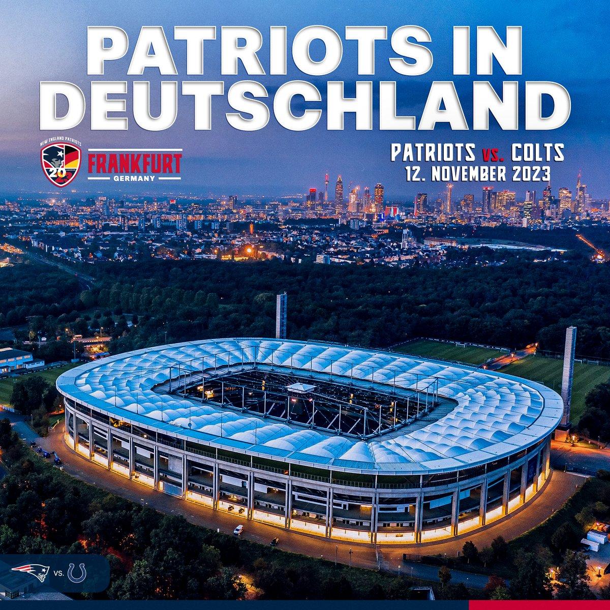 New England Patriots spielen 2023 in Deutschland
