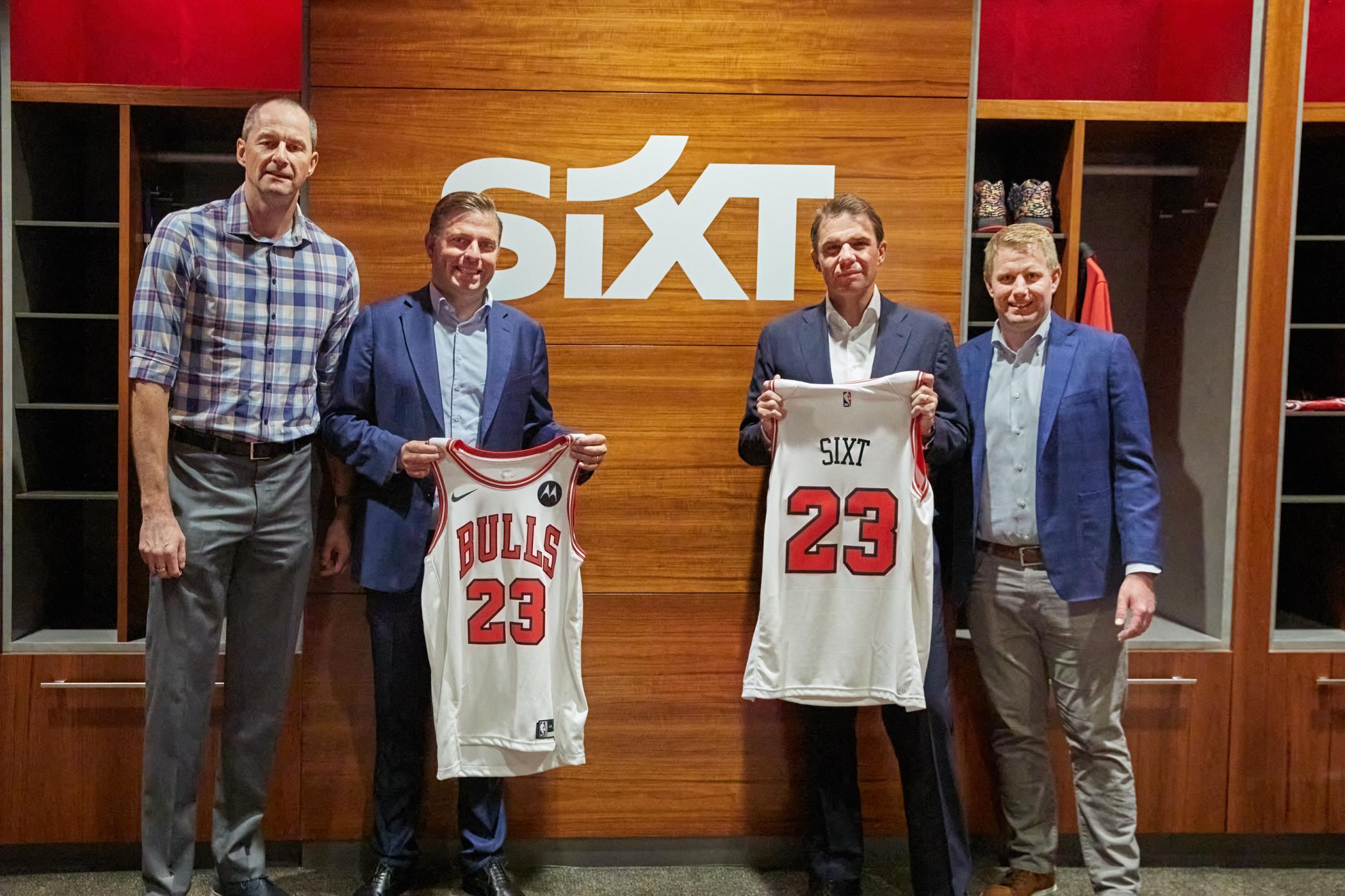 SIXT geht Partnerschaft mit Chicago Bulls ein