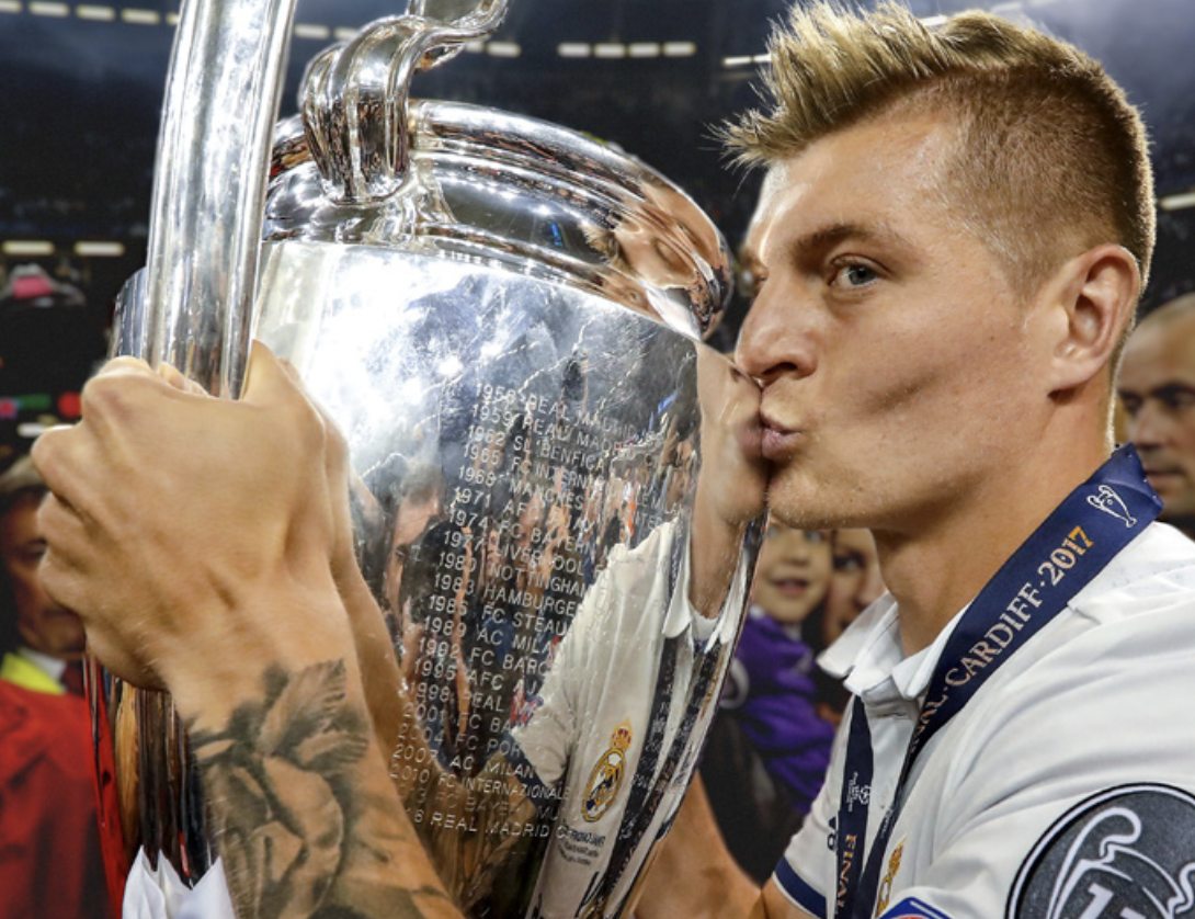 Rekordsieger: Kein Deutscher hat die Champions League öfter gewonnen als Toni Kroos