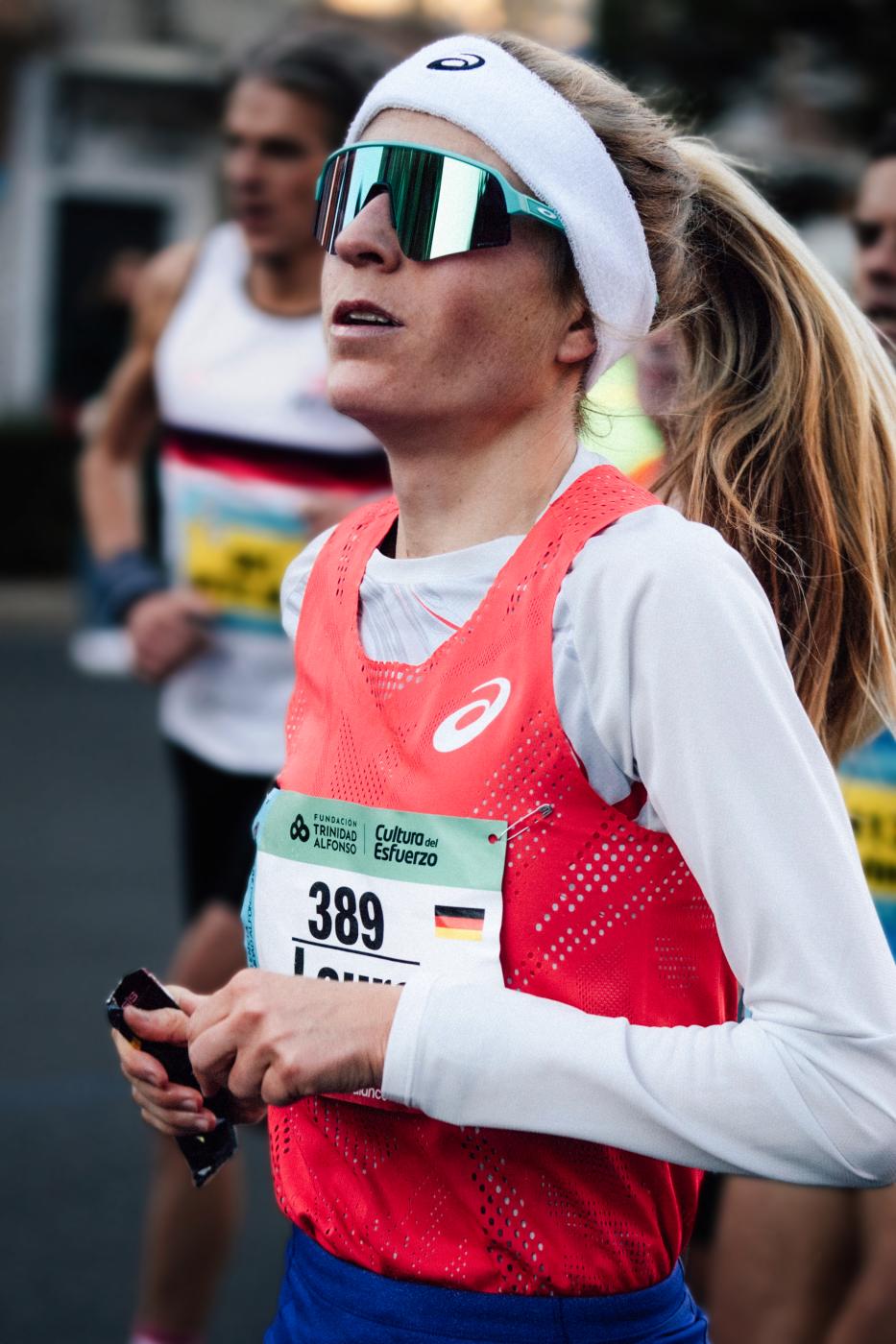 Bereit für Paris: Laura Hottenrott, hier beim Marathon in Valencia, tritt bei Olympia für Deutschland an.