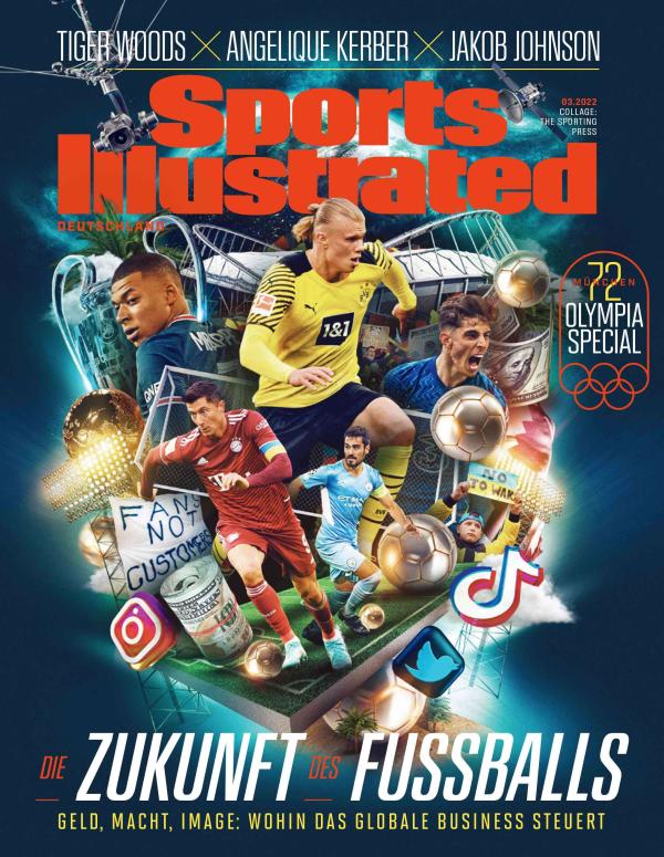 Die neue Ausgabe von Sports Illustrated mit der Titelstory zur Zukunft des Fußballs ist jetzt erhältlich.