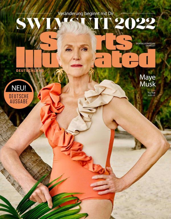 Ab dem 13.6. auch als exklusive deutsche Ausgabe erhältlich: Die Swimsuit-Ausgabe von Sports Illustrated mit Cover Model Maye Musk