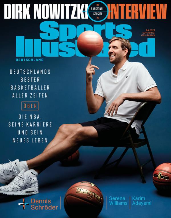 Jetzt erhältlich: Die neue Ausgabe von Sports Illustrated mit der Basketball-Ikone Dirk Nowitzki.