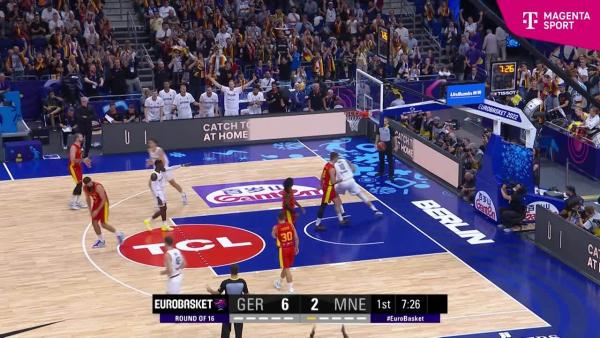 Basketball-EM: Deutschland zieht mit Zittersieg ins EM-Viertelfinale ein