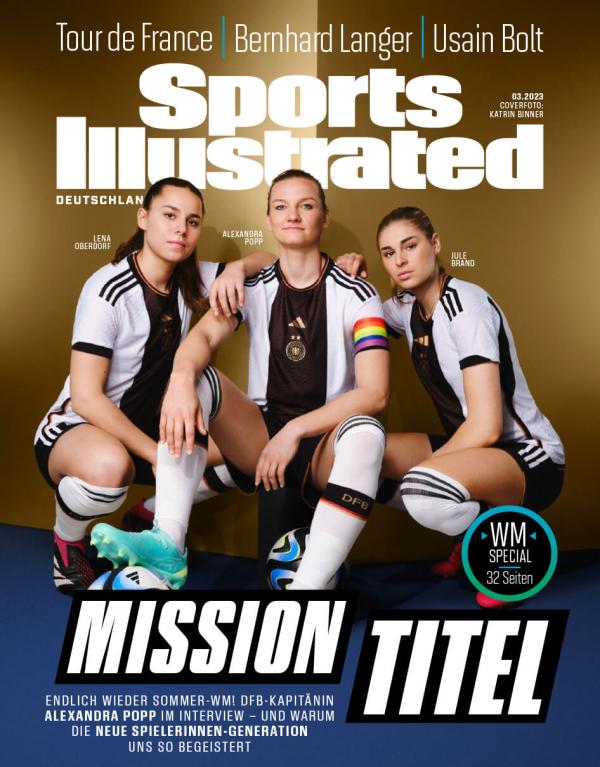 Die neue Ausgabe von Sports Illustrated mit den Nationalspielerinnen Alexandra Popp, Jule Brand & Lena Oberdorf
