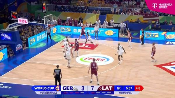 Zittersieg bei Basketball-WM! Deutschland gewinnt gegen Lettland