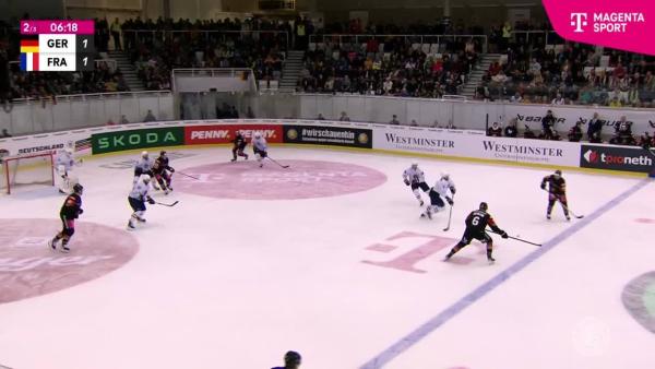 Eishockey: DEB-Star Kahun macht gegen Frankreich den Deckel drauf