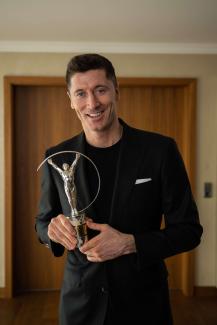 Robert Lewandowski (FC Bayern) erhält Laureus-Preis