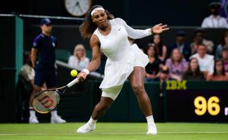 Serena Williams beim Wimbledon-Turnier 2021