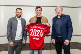 Thomas Müller verlängert beim FC Bayern bis 2024