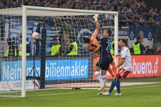Hertha BSC trifft zum 2:0 gegen den HSV