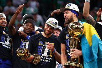 Stephen Curry und die Golden State Warriors gewinnen NBA-Finale