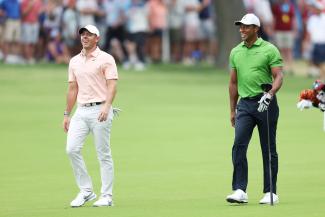 Rory McIlroy und Tiger Woods