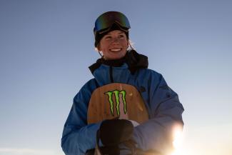 Snowboarderin Tess Coady