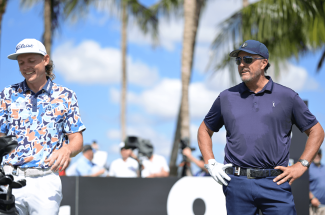 Cameron Smith und Phil Mickelson bei LIV Golf Miami