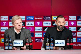 Bayern-Boss Oliver Kahn und Sportchef Hasan Salihamidzic