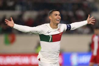 Christiano Ronaldo feiert