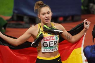 Gina Lückenkemper bei den European Championships 2022 in München
