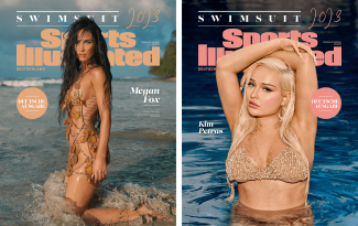 Die aktuelle Ausgabe der Swimsuit-Edition in den Versionen mit Megan Fox und Kim Petras auf dem Cover