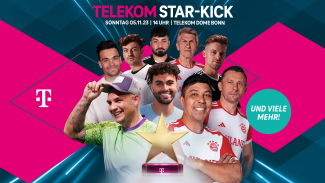 3 x 2 Tickets für den Telekom-Star-Kick mit FC Bayern-Legenden gewinnen!