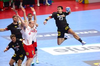 Deutschland gegen Dänemark bei Handball-EM