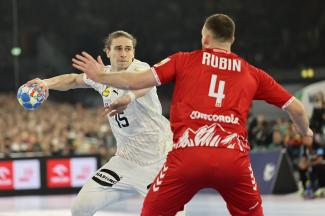 Juri Knorr bei der Handball-EM