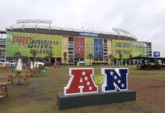 Das Camping World Stadium in Orlando, in dem 2024 der Pro Bowl stattfindet