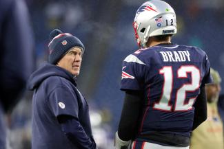 Bill Belichick und Tom Brady bei den Patriots